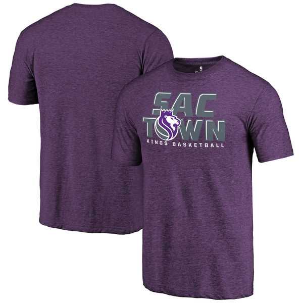 Sacramento Kings Purple Hometown Collection SAC Town Fanatics Branded Tri-Blend T-Shirt,We sell and wholesale Sacramento Kings Purple Hometown Collection SAC Town Fanatics Branded Tri-Blend T-Shirt on line form chian!